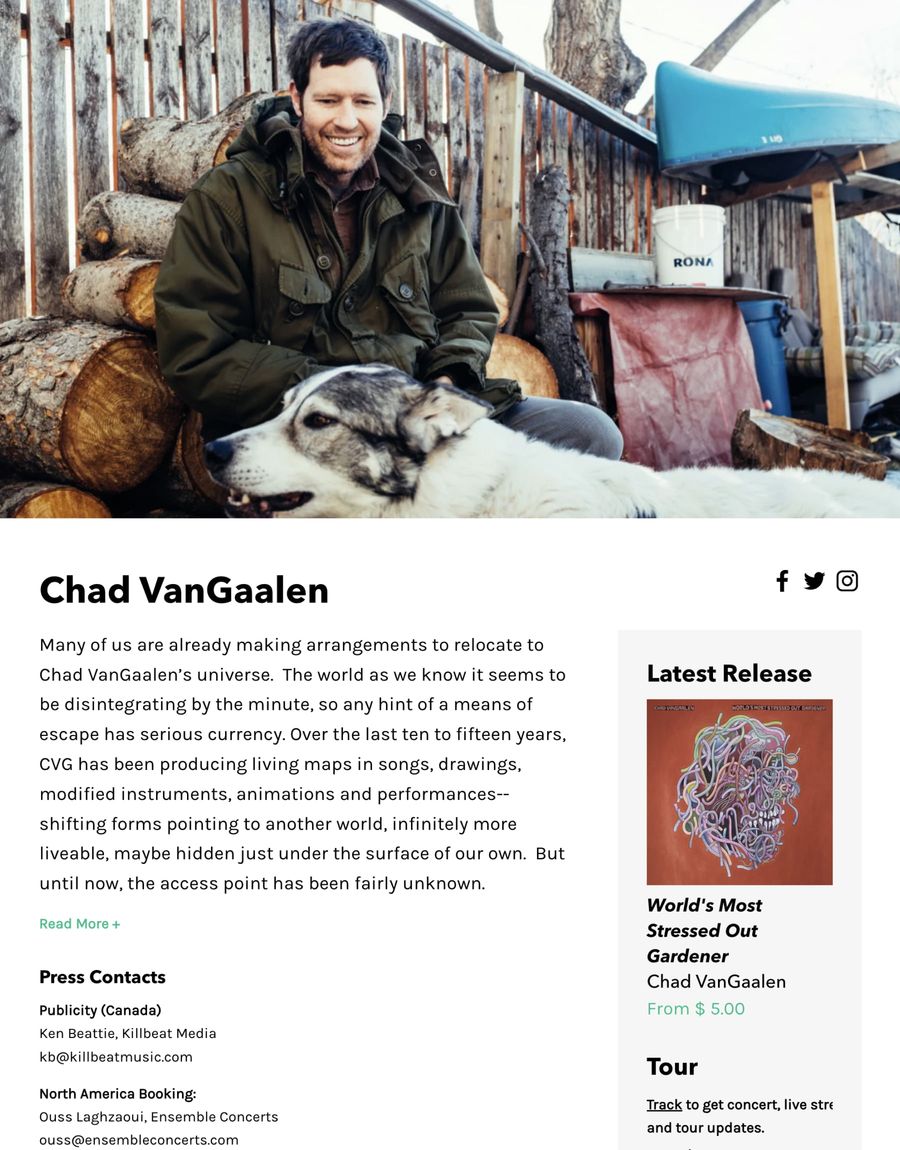 A screenshot of the Flemish Eye Chad page, showing a list of stories featuring the organization.